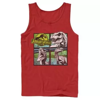 Мужская майка Jurassic World Dinosaurs Group Of 3 с неоновым рисунком Licensed Character