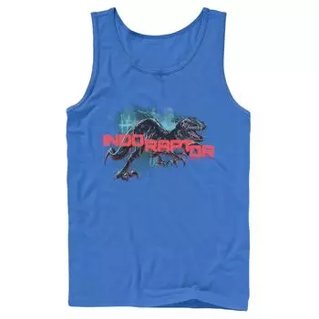 Мужская майка Jurassic World Indo Raptor Splatter Portrait Licensed Character