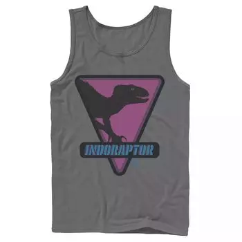Мужская майка Jurassic World Indoraptor Silhouette Licensed Character