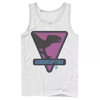Мужская майка Jurassic World Indoraptor Silhouette Licensed Character