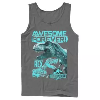 Мужская майка Jurassic World Two T-Rex Awesome Forever Licensed Character