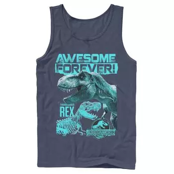 Мужская майка Jurassic World Two T-Rex Awesome Forever Licensed Character
