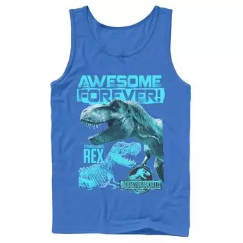 Мужская майка Jurassic World Two T-Rex Awesome Forever Licensed Character