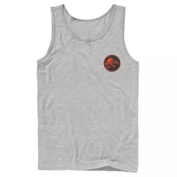 Мужская майка Jurassic World Two T-Rex Magma Pocket Icon Licensed Character