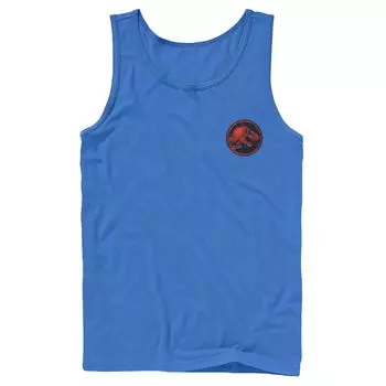 Мужская майка Jurassic World Two T-Rex Magma Pocket Icon Licensed Character