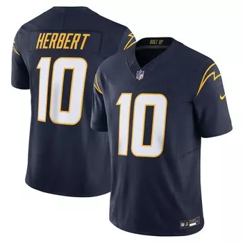 Мужская майка Justin Herbert Navy Los Angeles Chargers Vapor FUSE Limited Alternate 1 Nike