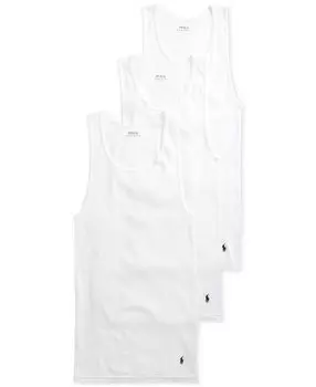 Мужская майка классического кроя, комплект из 3 шт. Polo Ralph Lauren