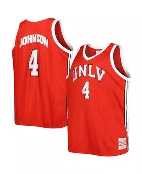 Мужская майка Larry Johnson Scarlet UNLV Rebels Big and Tall Swingman Mitchell & Ness