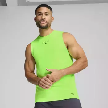 Мужская майка M PUMA x HYROX M Cloudspun Tank Puma, зеленый
