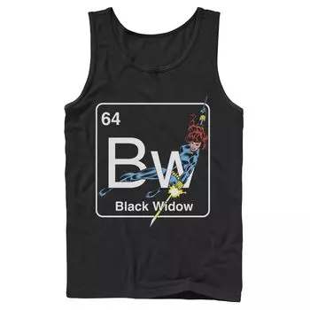 Мужская майка Marvel Avengers Black Widow Element Licensed Character