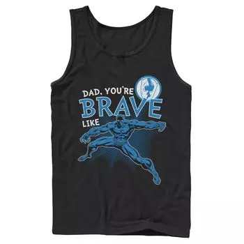 Мужская майка Marvel Black Panther Brave Dad на День отца
