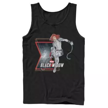 Мужская майка Marvel Black Widow Action Pose Licensed Character
