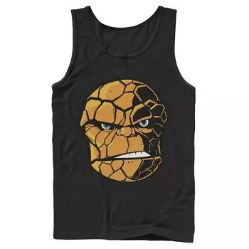 Мужская майка Marvel Fantastic Four The Thing с большим лицом Licensed Character