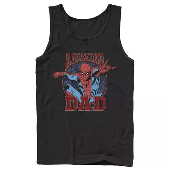 Мужская майка Marvel Spider-Man на День отца Amazing Dad Licensed Character