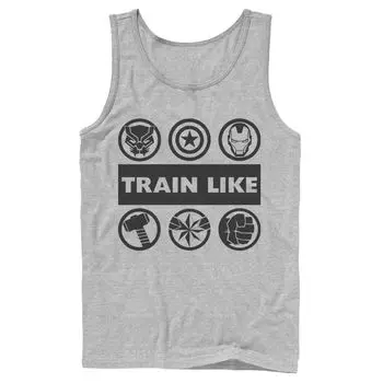 Мужская майка Marvel Train в стиле Avengers Icons Licensed Character
