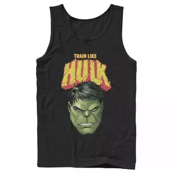 Мужская майка Marvel Triain Like The Hulk с большой головой Licensed Character
