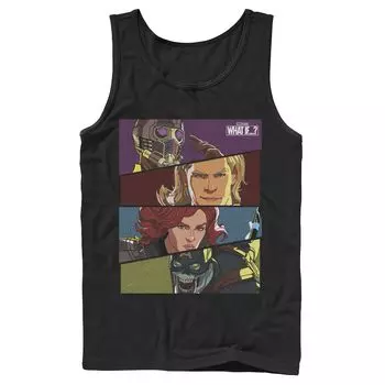 Мужская майка Marvel What If Hero с наклонными панелями Licensed Character