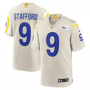 Мужская майка Мэтью Стаффорда Боуна Los Angeles Rams Game Nike