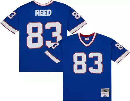 Мужская майка Mitchell & Ness Buffalo Bills Андре Рид № 83 1990 года Royal Throwback