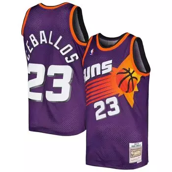 Мужская майка Mitchell & Ness Cedric Ceballos Purple Phoenix Suns 1996-97 Hardwood Classics Swingman
