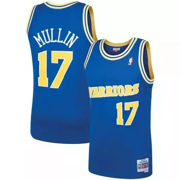 Мужская майка Mitchell & Ness Chris Mullin Royal Golden State Warriors 1993-94 Hardwood Classics Swingman Player
