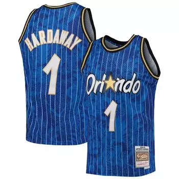 Мужская майка Mitchell & Ness Penny Hardaway Blue Orlando Magic Hardwood Classics 1994-95 Lunar New Year Swingman Jersey