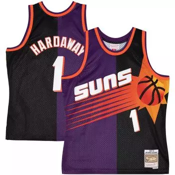 Мужская майка Mitchell & Ness Penny Hardaway Purple/Black Phoenix Suns Hardwood Classics 1999-00 Split Swingman