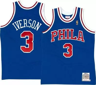 Мужская майка Mitchell & Ness Philadelphia 76ers Allen Iverson # 3 Swingman