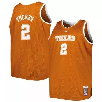 Мужская майка Mitchell & Ness PJ Tucker Texas Orange Texas Longhorns Big & Tall Swingman