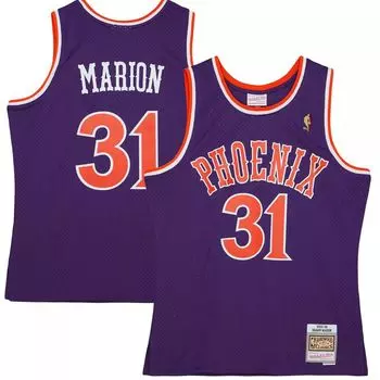 Мужская майка Mitchell & Ness Shawn Marion Purple Phoenix Suns 2005/06 Hardwood Classics Swingman