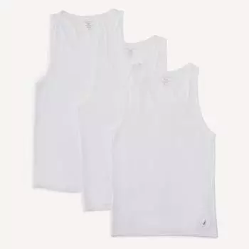 Мужская майка Nautica, 3 шт, цвет tin grey