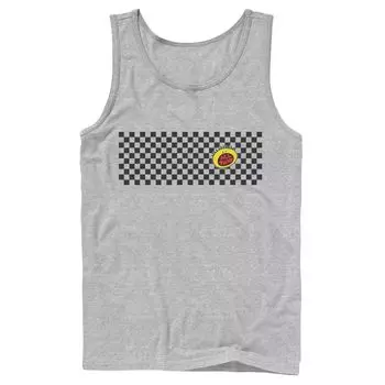 Мужская майка Nickelodeon All That Left Chest в клетку с логотипом и графическим рисунком