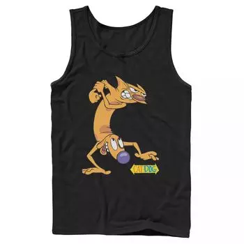 Мужская майка Nickelodeon CatDog Tough Guys Licensed Character