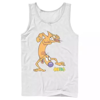 Мужская майка Nickelodeon CatDog Tough Guys Licensed Character