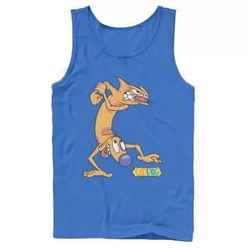 Мужская майка Nickelodeon CatDog Tough Guys Licensed Character