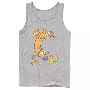 Мужская майка Nickelodeon CatDog Tough Guys Licensed Character