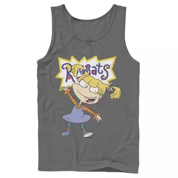 Мужская майка Nickelodeon Rugrats Angelica с простым портретом и рисунком
