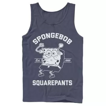 Мужская майка Nickelodeon SpongeBob SquarePants Excited Founded 99 Licensed Character