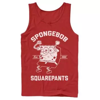 Мужская майка Nickelodeon SpongeBob SquarePants Excited Founded 99 Licensed Character
