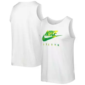 Мужская майка Nike White Oregon Ducks Spring Break Futura Performance