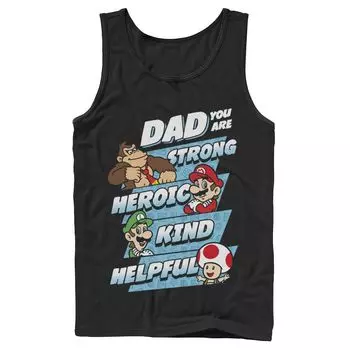 Мужская майка Nintendo Super Mario Dad You Are Licensed Character