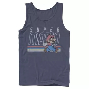 Мужская майка Nintendo Super Mario Retro Rainbow с радугой Licensed Character
