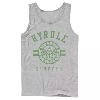 Мужская майка Nintendo Zelda Hyrule Kingdom Collegiate, оценка 1986 г. Licensed Character