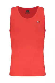 Мужская майка Norway 1963 хлопковая с логотипом бренда, красный