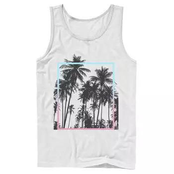 Мужская майка Paradise Palm Trees Gradient Box Design Licensed Character