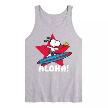 Мужская майка Peanuts Aloha Licensed Character