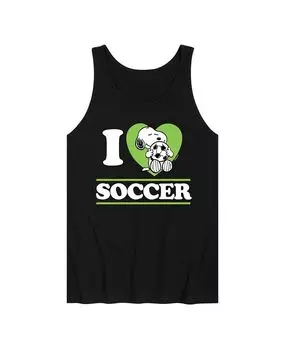 Мужская майка Peanuts I Love Soccer Tank AIRWAVES, черный