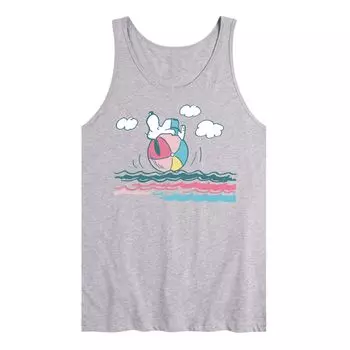 Мужская майка Peanuts Snoopy Beach Vibes с графическим рисунком Licensed Character