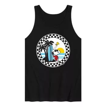 Мужская майка Peanuts Snoopy Surfs Up Licensed Character