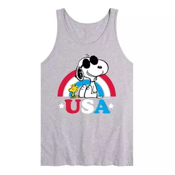 Мужская майка Peanuts USA Rainbow Tank Licensed Character